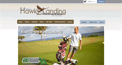 Desktop Screenshot of hawkslandinggolf.com